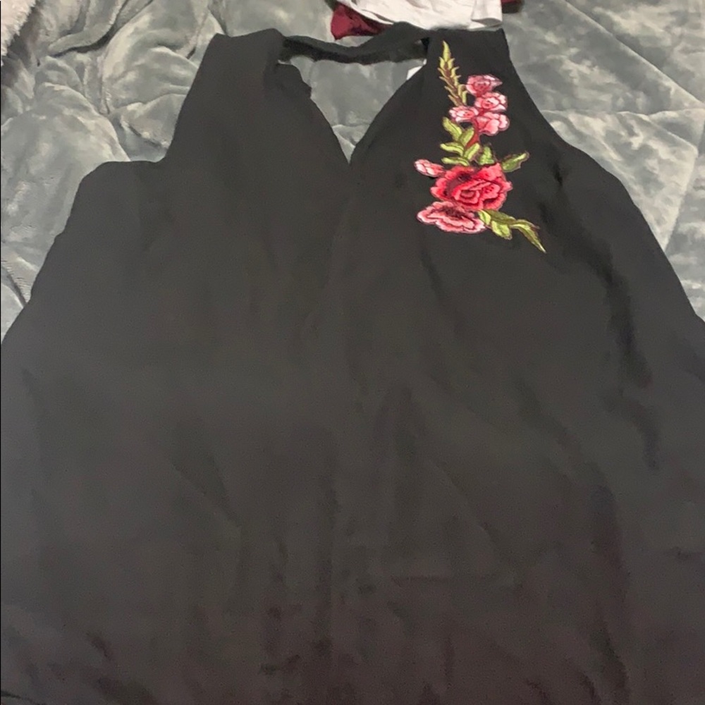 Black v neck